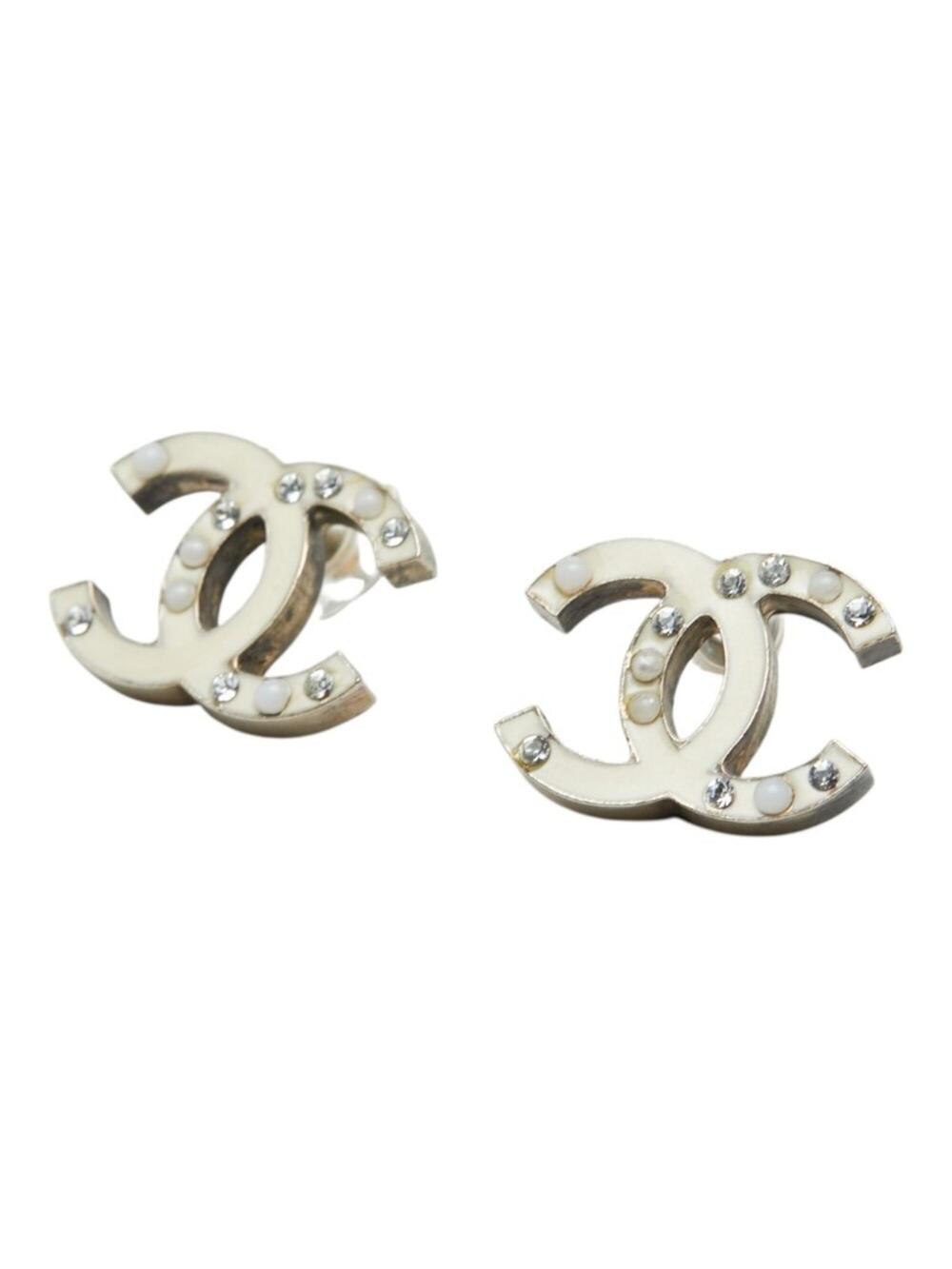 Chanel Cc Logo Earrings Metal #256919C72B